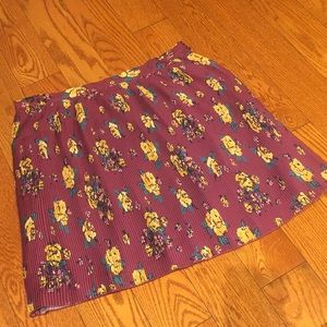 Lovely ModCloth plus Sz plum color skirt Sz1X
